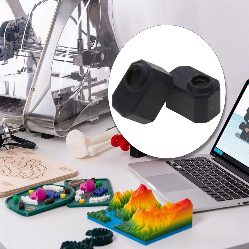 Аксессуары для 3D-принтера 8 шт. силиконовый нагревательный блок Prusa MK4: совместим с