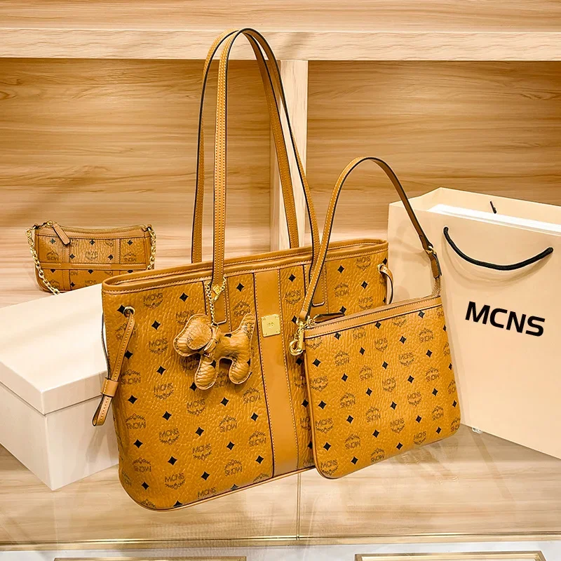 

Luxury and Fashionable Brand M Home Versatile European and American Mother Bag Large Capacity Tote One Shoulder Underarm Bag