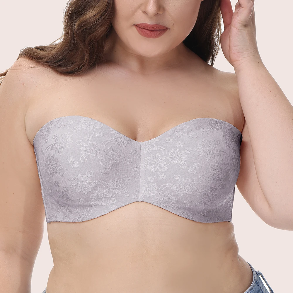 

Women Push Up Bra Underwire Lingerie Unlined Detachable Shoulder Strap Big Breasts F FF G Large Cup Female Underwear Sexy Tops