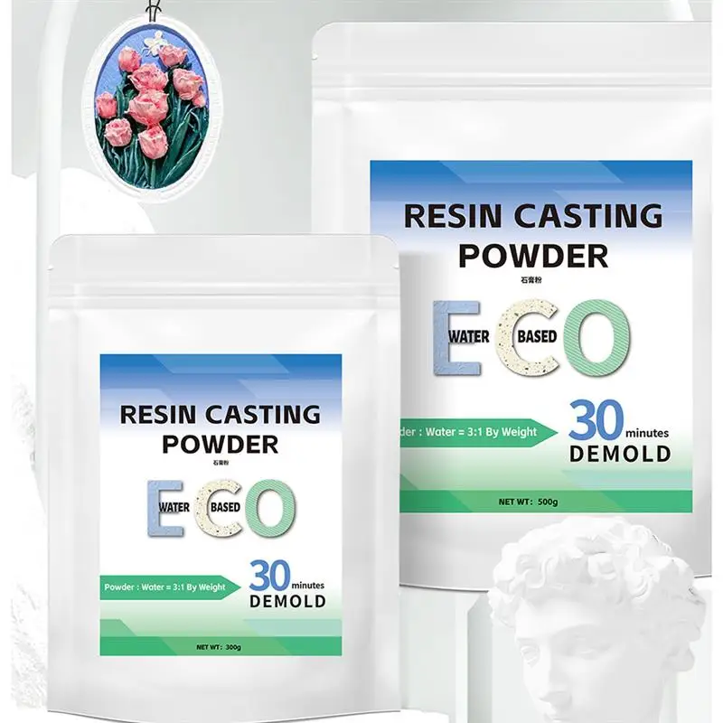 Гипсовый кукольный материал для рукоделия gesso 300/500 г изготовления формы