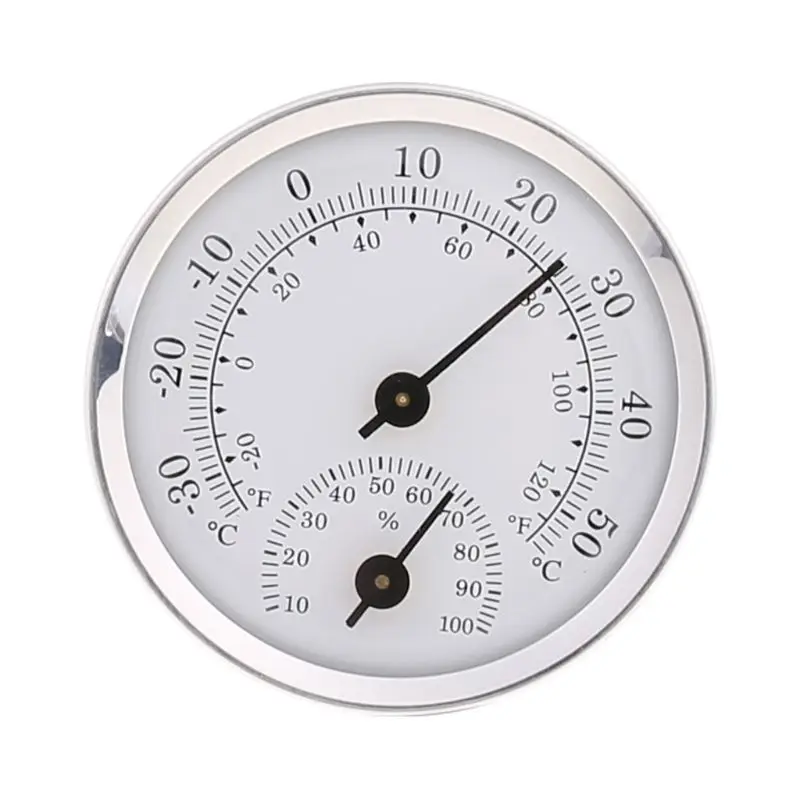 

Indoor Outdoor Thermometer Large Numbers Wall Thermometer Hygrometer No Battery Required Wireless Hanging Hygrometer