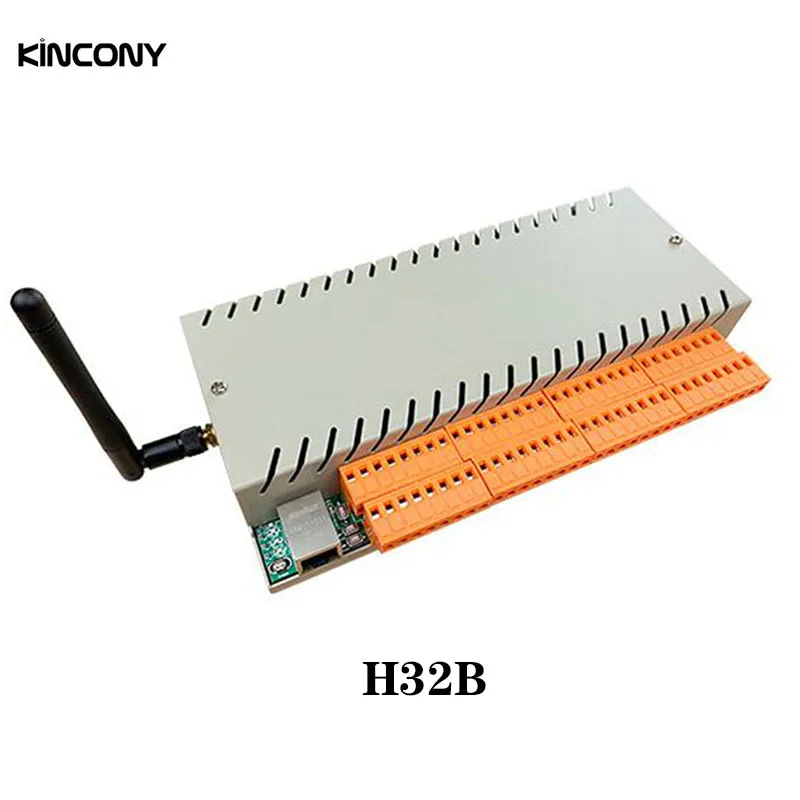 

Kincony H32B WiFi Ethernet System Switches Smart Home Automation Module Controller Control Kit Node-Red MQTT Domotica RS232 TCP