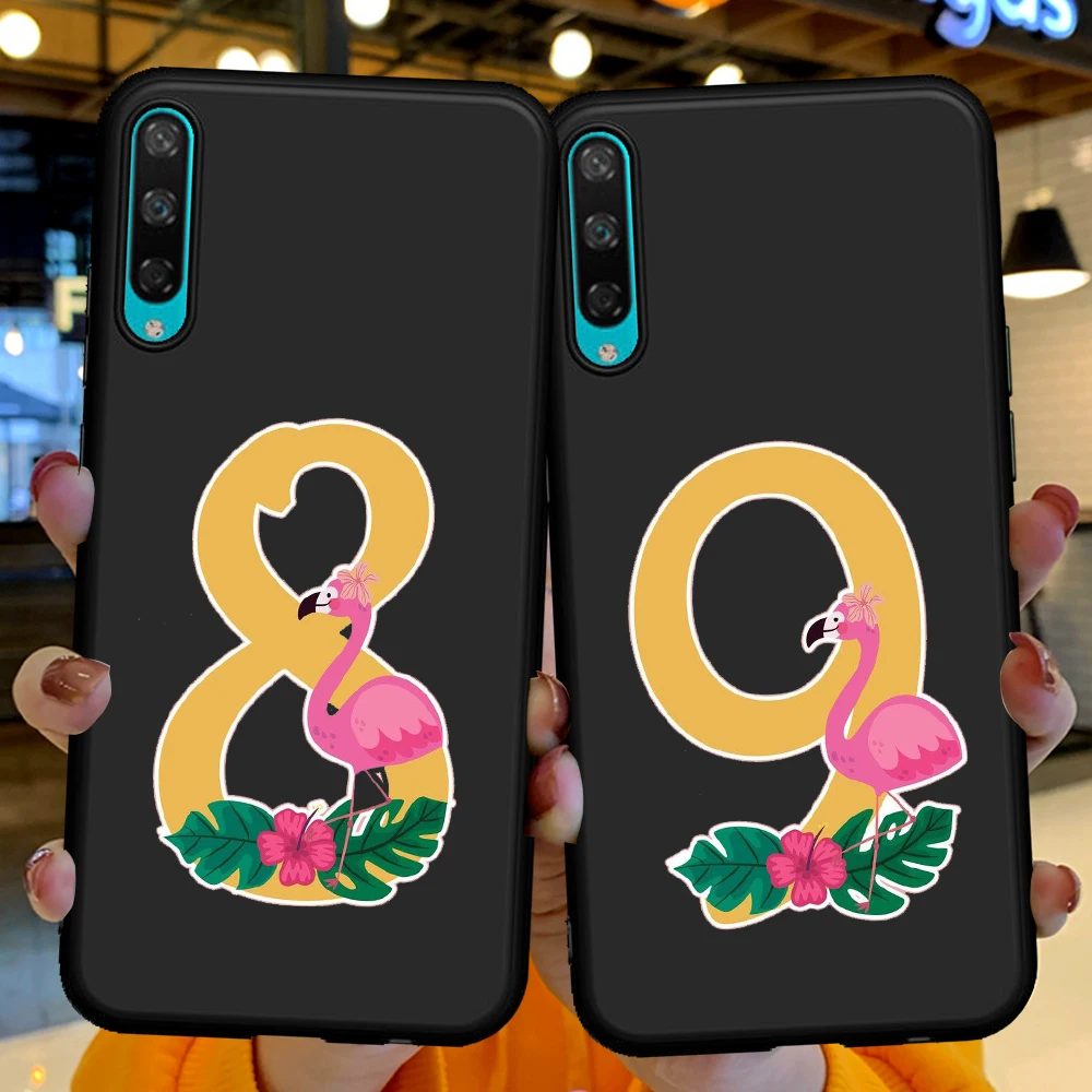

Роскошный Алфавит Фламинго Coque силиконовый чехол для Huawei Honor 8 Lite 8C 9X 9 10 Lite 20 Pro V20 10i 20i 30 Pro 30S чехол для телефона