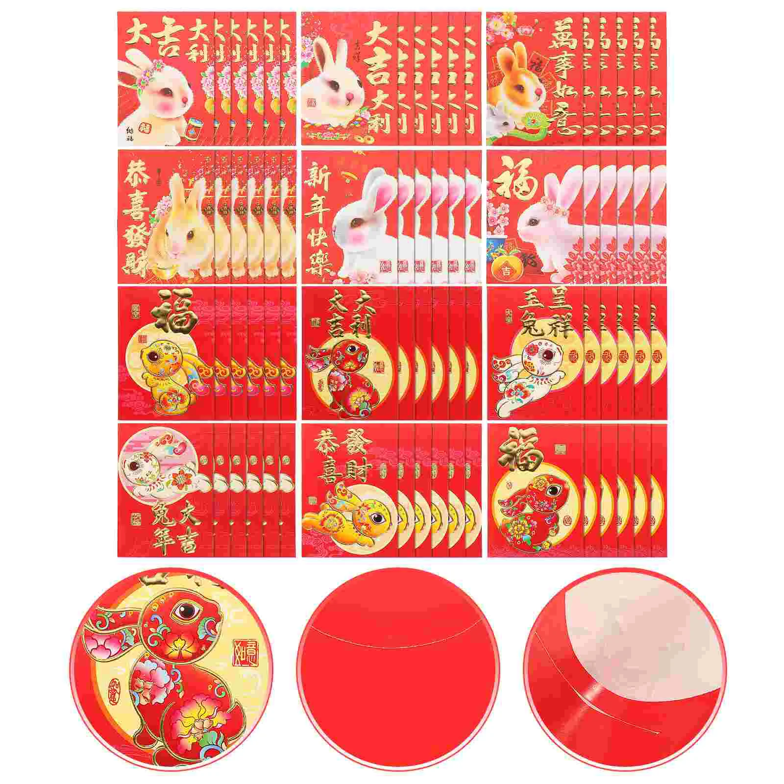 

Money Envelopes Red Yearchinese New Gift Luck Pouch Lucky Envelope Pocketsspring Festival Pocket Packet Rabbit Present You Thank