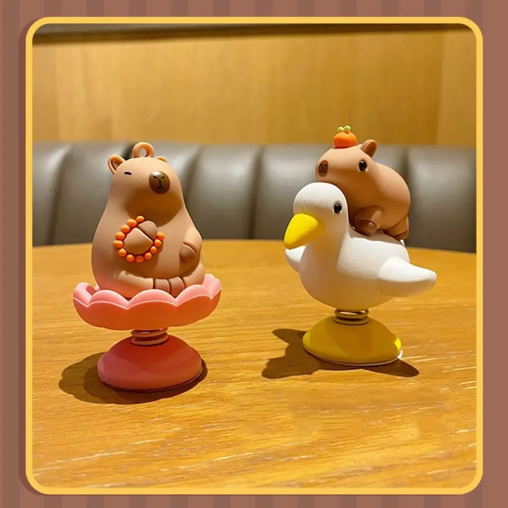 Симпатичная Фигурка приборной панели из ПВХ пружинная Вибрирующая головка