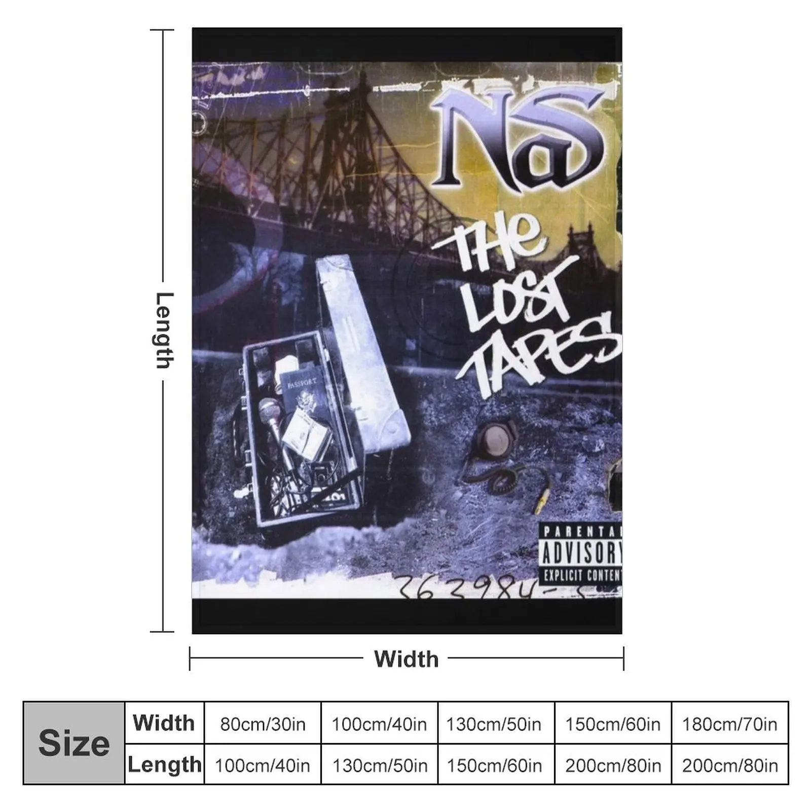 Nas потерянные ленты плед одеяло для кровати большие одеяла