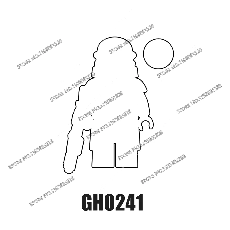 Фото G0131 Экшн-мини-фигурки, кирпичи, строительные блоки из фильмов, полный спектр продуктов GH0239 GH0240 GH0241 GH0242 GH0243, подарочные игрушки №3