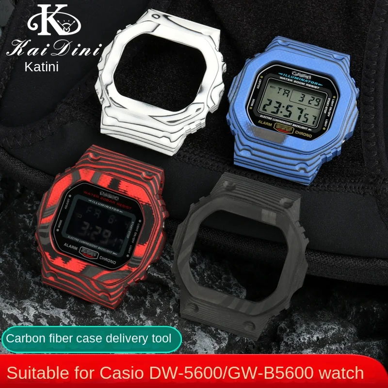 Для Casio DW5600/Фотообои маленькие квадратные водонепроницаемые ремешки из