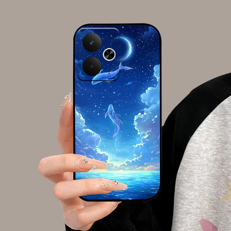 Чехол для Realme 14T 5G (RMX5078), задняя крышка для Realme 14T, мягкий силиконовый бампер из ТПУ, матовый, с защитой камеры (art.: 3920d9782c151) - 3920d9782c151