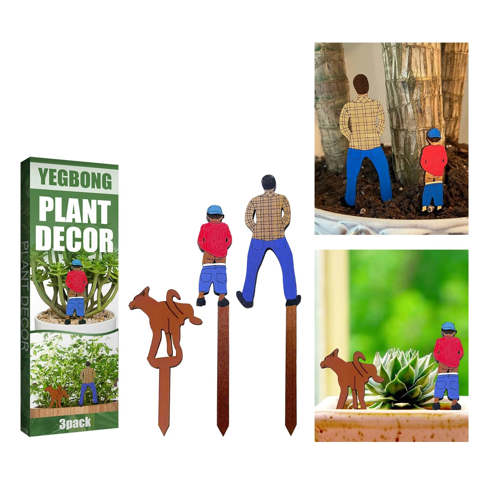 

YEGBONG горшочки для украшения горшочки, садоводство, украшение 3 шт./коркор.