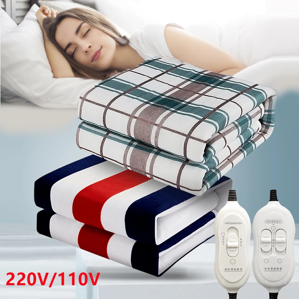 

220 В, большое электрическое одеяло, одинарная грелка, 180 см, одеяло с подогревом, термостат, нагреватель, грелка, подушка для кровати, зима
