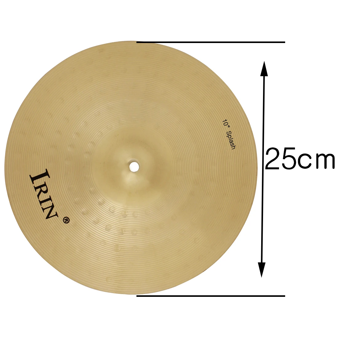 

IRIN 10 Inch Crash Cymbal Gong For Players Beginners Percussion Instruments