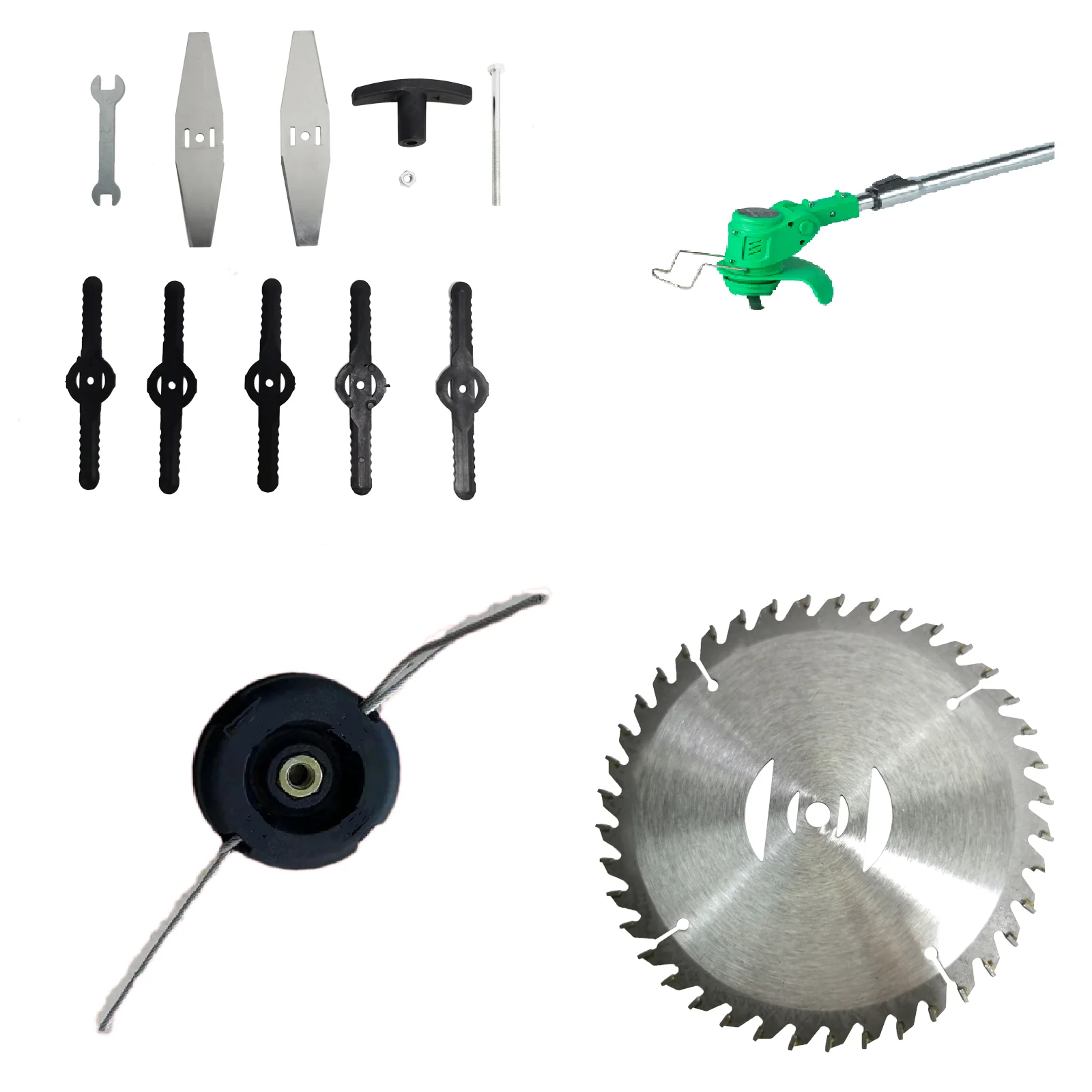 

Plastic Steel Blades Lawn Mowing Spare Parts for Grass Trimmer