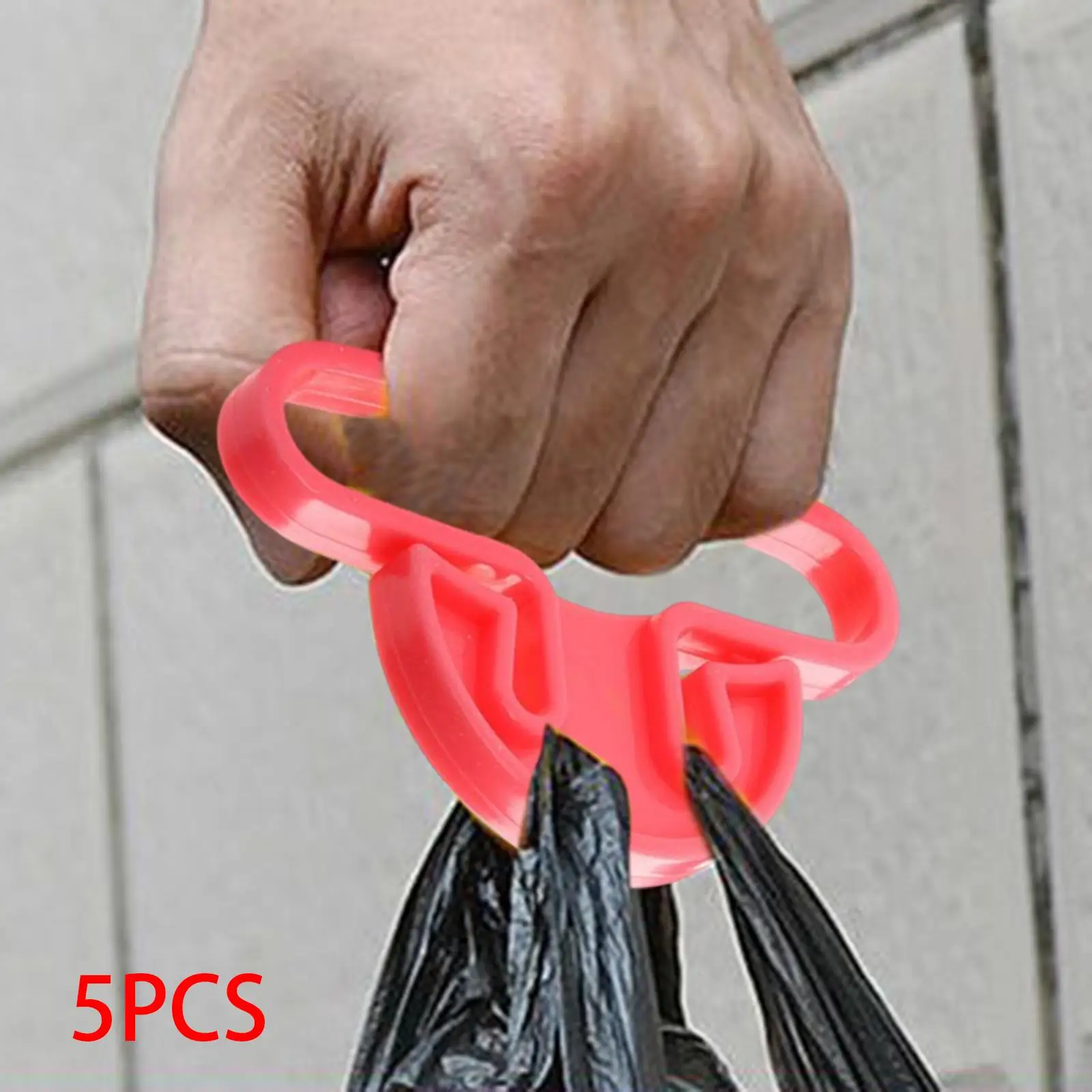 

5x Grocery Bag Holder Multifunctional Household with Grip Handle Durable Shopping Bag Handle for Warehouse Yard Outdoor