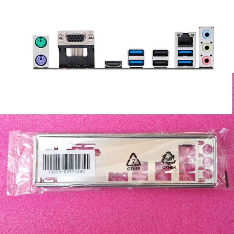 

Оригинальная задняя панель IO I/O, держатель из нержавеющей стали для ASUS PRIME A320M-K, Задняя панель для материнской платы