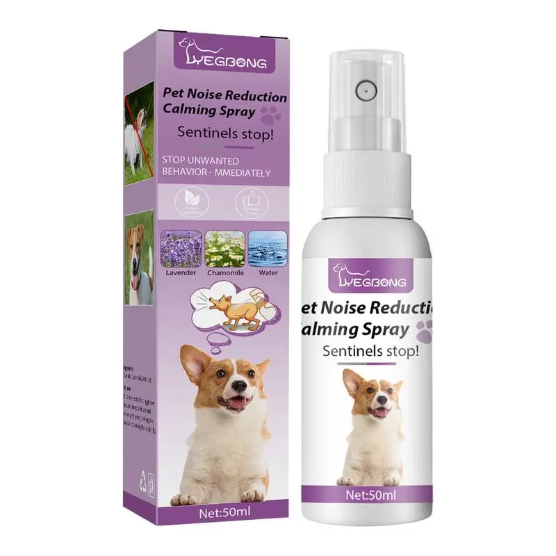 

50ml Pet Estrus Calming Spray Cat Anti Anxiety Liquid Prevent Howling Pet Calming Manage Emotions Safe Healthy Dog Calming Spray