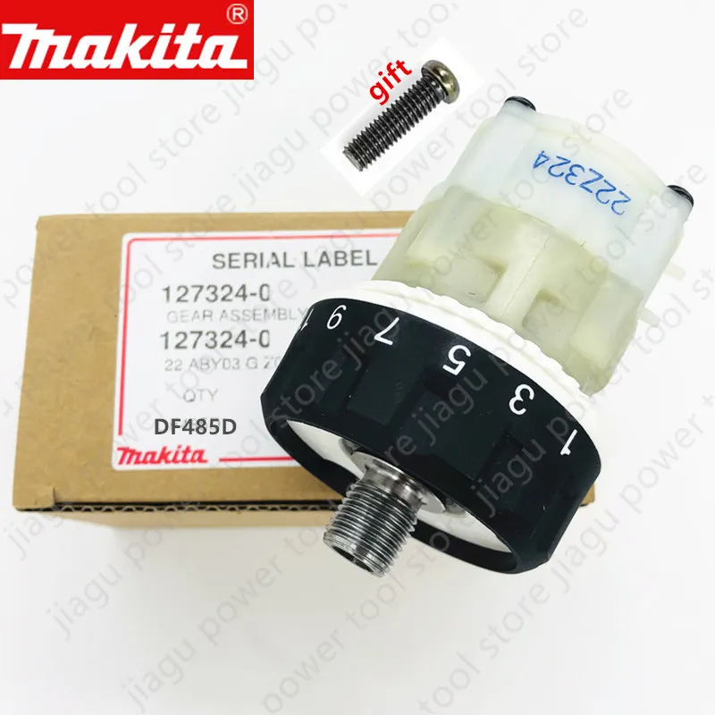 Шестерня в сборе Gerbox 127324-0 для Makita DDF485 DF485D BDF485 DDF485Z, запчасти для электрических инструментов
