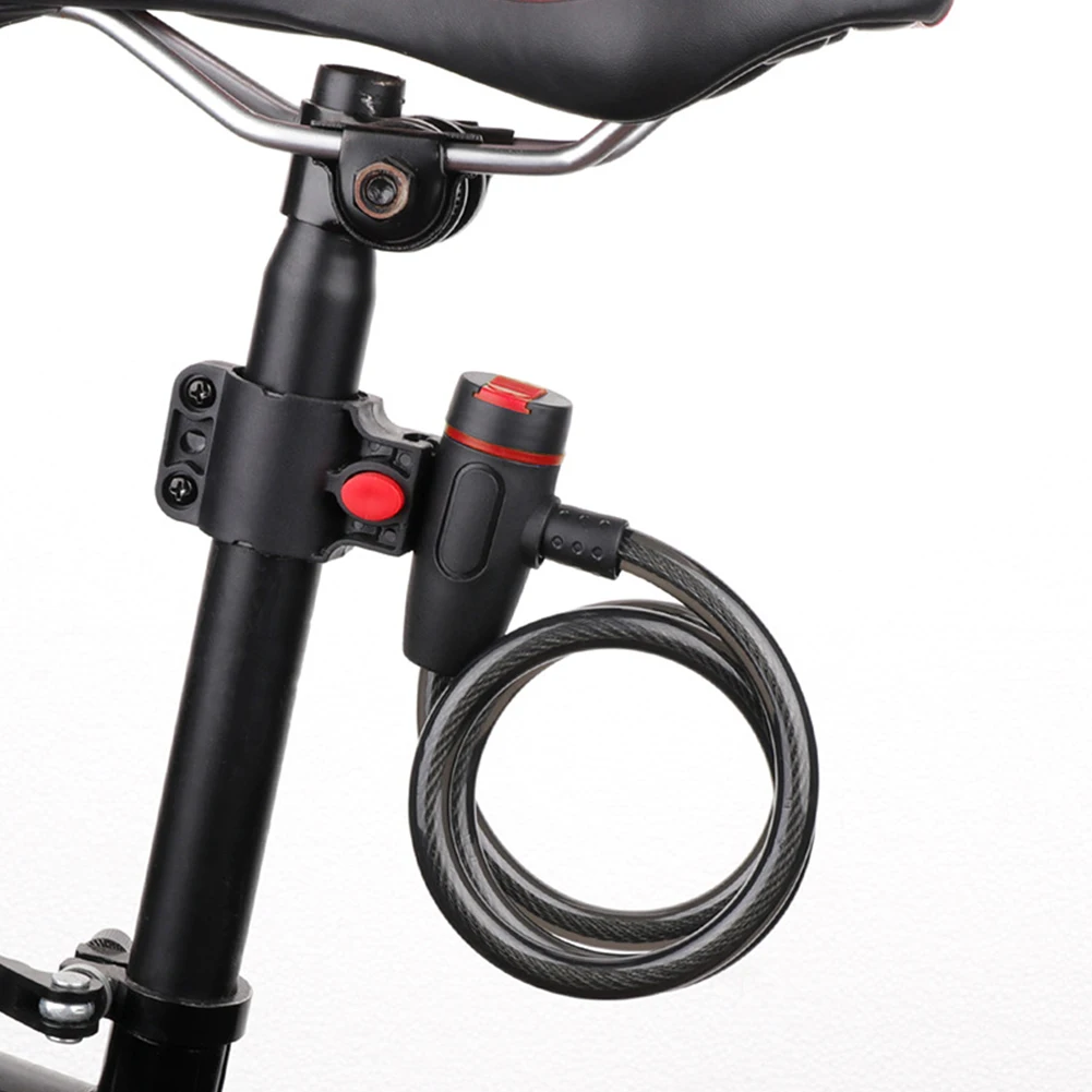 

Portable Security Mountain Bike Cable Lock Key or Password Fixed Anti-Theft Steel Bicycle Lock Bike Accessorie Candado Bicicleta