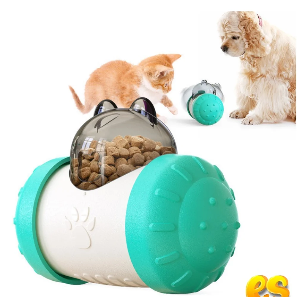 

Fashion Interactive Tumbler Dog Toy Interesting Cat Toy Tumbler Leaking Food Ball Pet IQ Treat Tools Kitty Puppy Chew Tug Toy