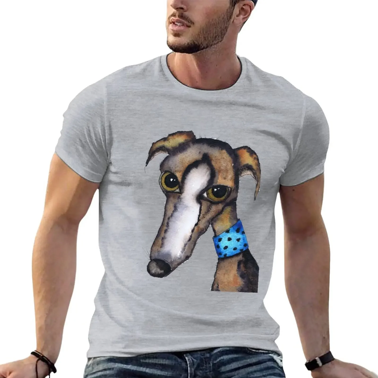 GREYHOUND g271 Мужская футболка большого размера