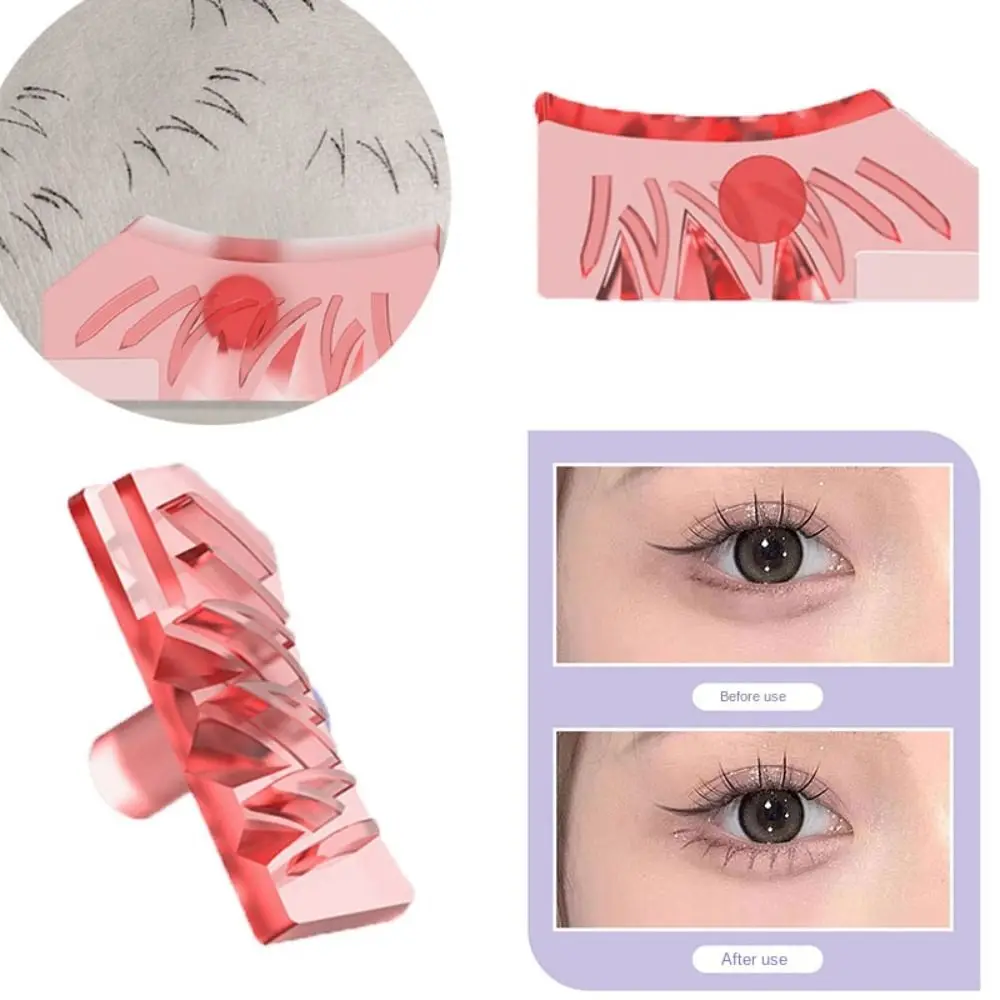 DIY Silicone Eyelash Stamps Tool New V-shaped Natural Lower Lashes Extensions False Eyelash Eyeliner Seal