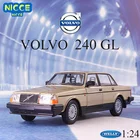 WELLY литая в масштабе 1:24 Высокая модель VOLVO 240 GL Классическая Металлическая Модель автомобиля Легион игрушечный автомобиль для детей подарочная коллекция