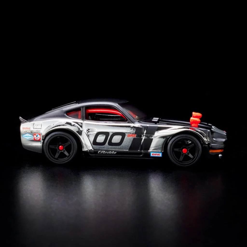 Фото Hot Wheels RLC 1:64 BRE Custom '72 Datsun 240Z, ограниченная коллекция украшений из литого сплава, модели тележки №5