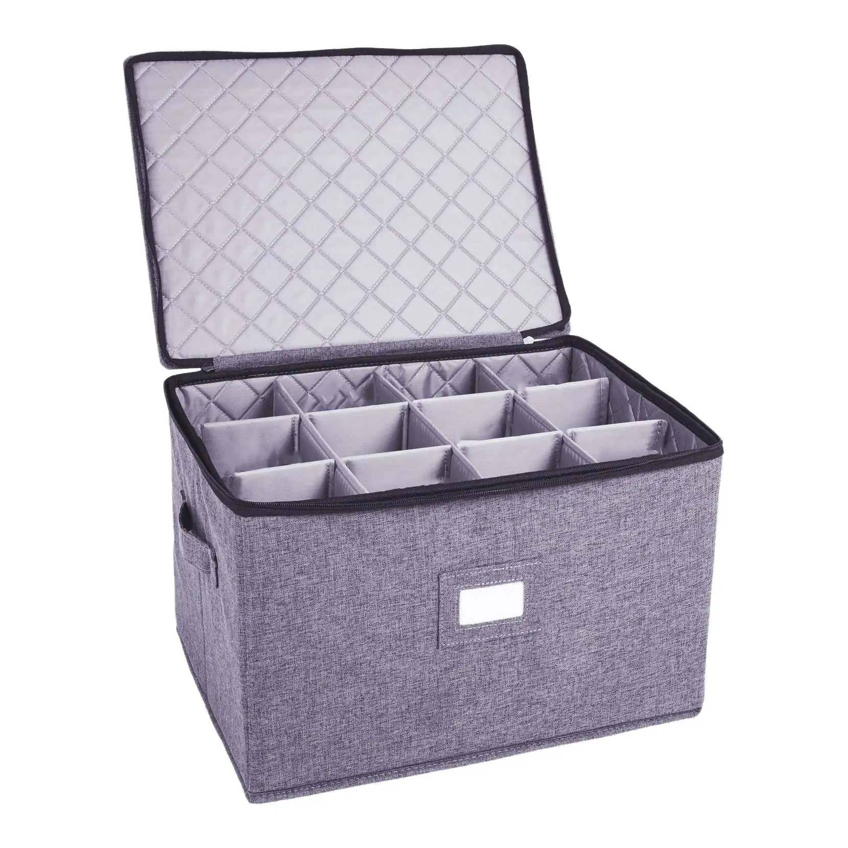 

Wine Glass Storage Holds 12 Wine Glasses or Wine Foldable Storage Box Can Also Be Used for Clothing Storage