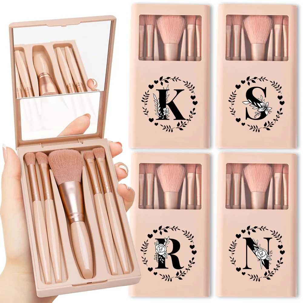 5 шт. набор косметических кистей с Прозрачным Зеркалом