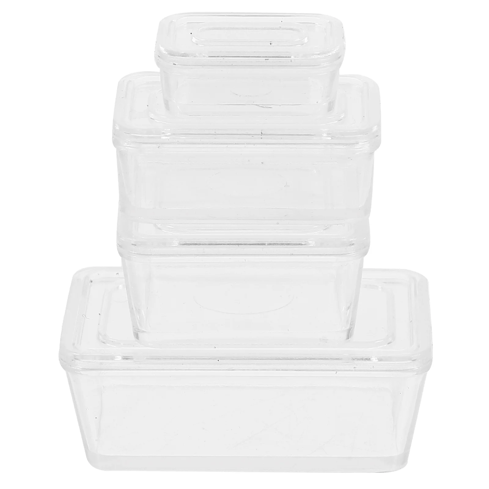 4 шт. ящик для хранения игрушек в доме мини-украшение обеда кухонный декор