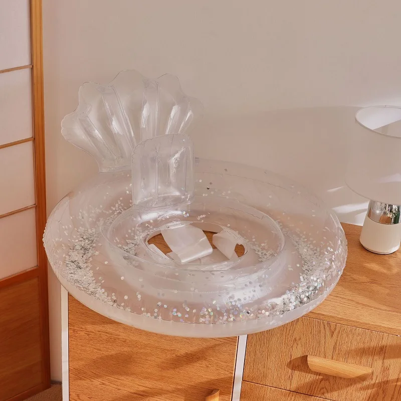 Rooxin детское плавающее кольцо для бассейна прозрачная оболочка со спинкой водное