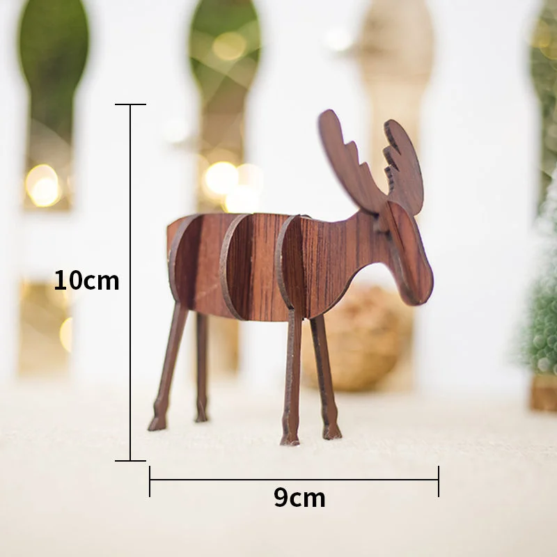 

Деревянные фигурки оленей