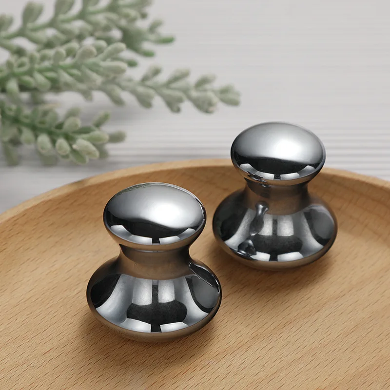 

Terahertz Massager Mushroom Head Facial Beauty Spa Massage Drive Lines Natural Energy Stone Clean Skin Care Compact Whitening