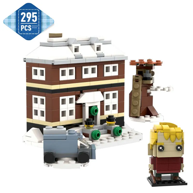 

Moc City Homeal Aloneal The Microscale McCallister House Building Blocks Set Movies Street View Model Toys for Children Gifts