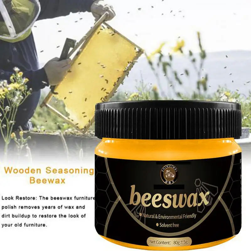 

New Wood Seasoning Beeswax Household Furniture Polishing Beewax Waterproof Wood Wax Polish Wooden Floor Furniture Care Bee Wax