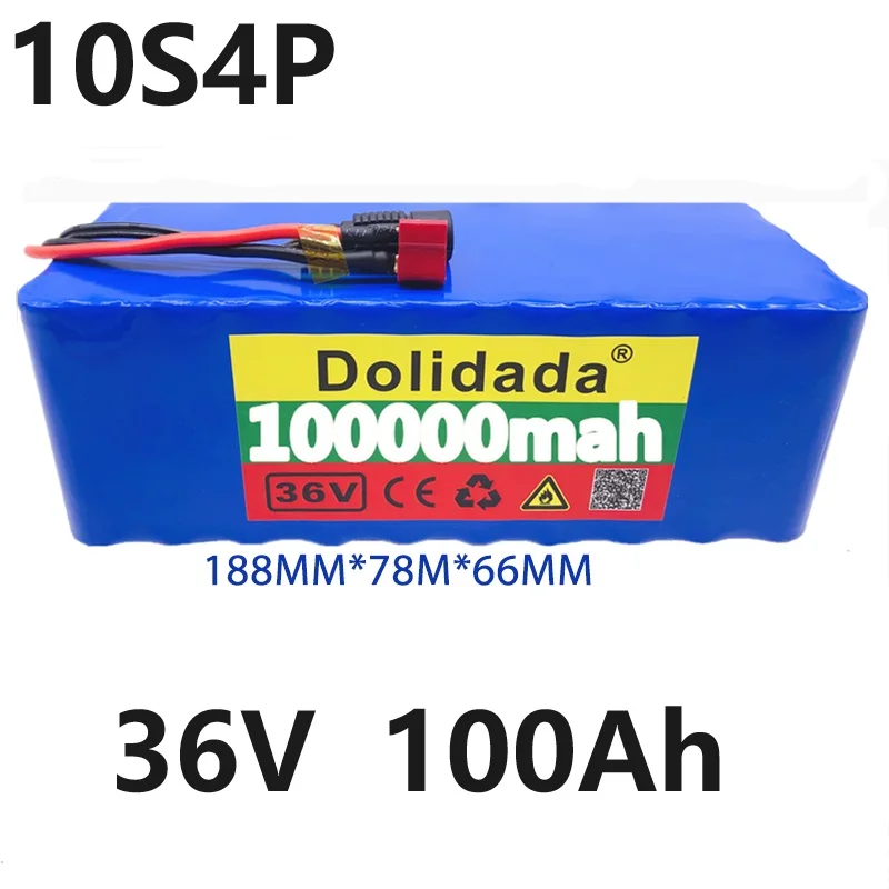 

Air Express 10S4P 36V 100Ah 18650 Lithium-ion Rechargeable Battery Pack for Electric Bicycles, Golf Carts, Balance Cars,Etc