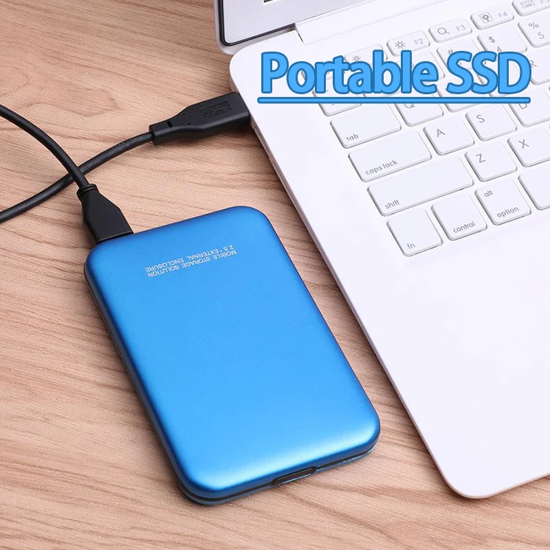 

High Capacity 1TB 2TB 4TB Portable SSD for PC Laptops Solid State Drive USB3.1 High Speed Hard Disk External Mobile Drives