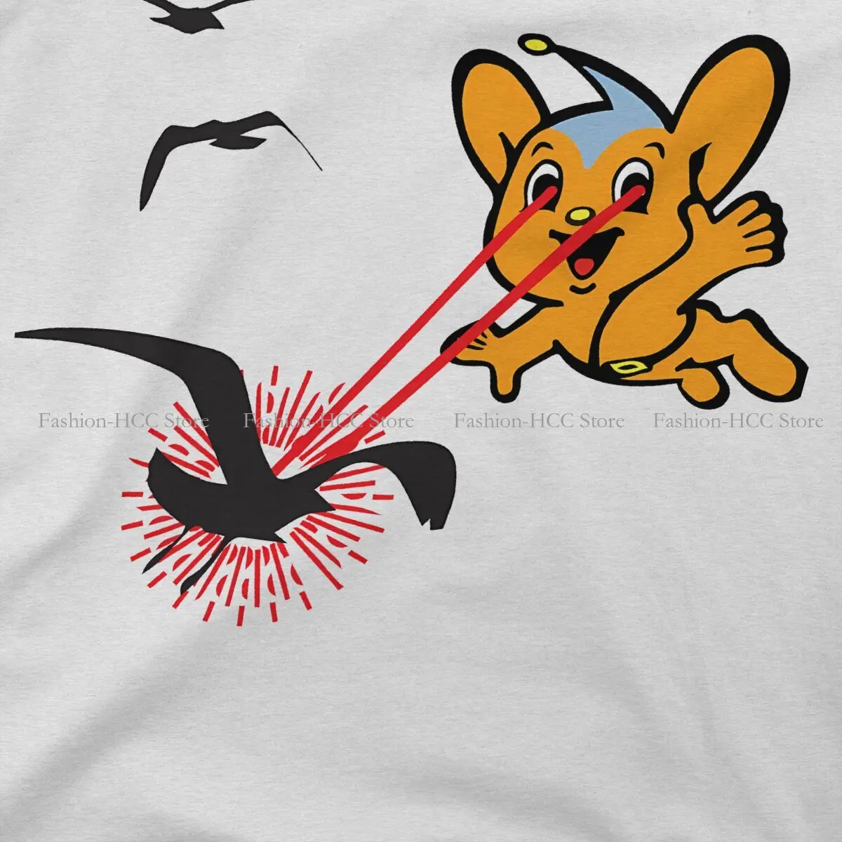 Пипо-кун талисман Токийский полицейский участок полиэстер футболки лазерное