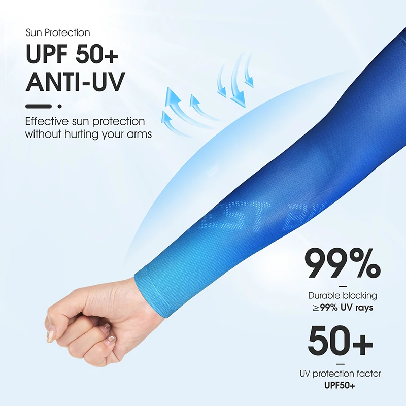 WEST BIKING Велоспорт Рукава для бега UPF50 + Дышащий быстросохнущий баскетбольный чехол