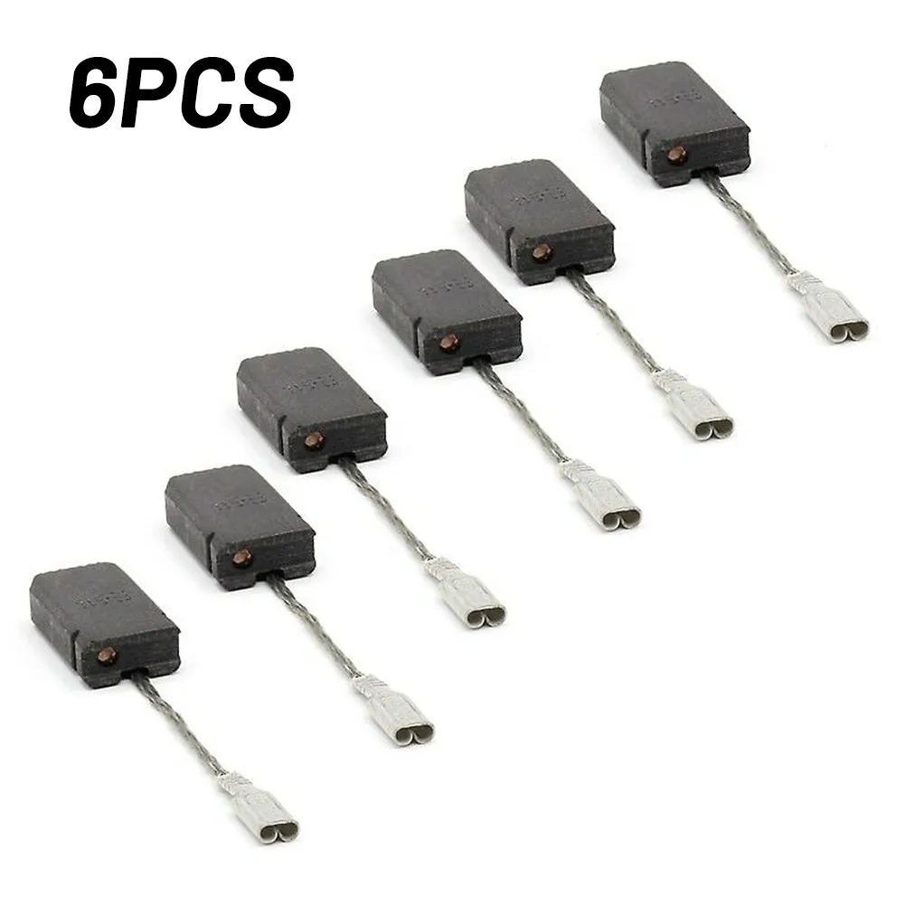 

6Pcs 5*10*17mm Carbon Brushes Motor For Bosch GWS 1000 1100 1400 10 11 14 15-125 Repair Intermittent Motors accessories