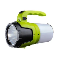 10w led portable lantern rechargeable multifunctional patrol searchlight outdoor camping light with hook