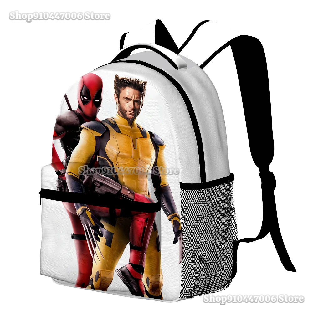 Рюкзак Deadpool &amp Wolverine с 3d-рисунком Marvel рюкзак для студентов книг мужчин и женщин