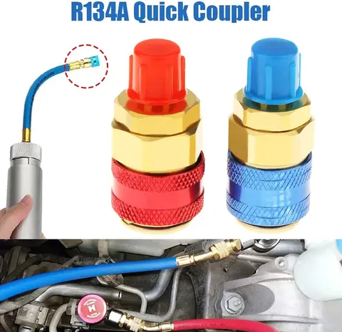 2 шт., латунные адаптеры Freon R134A H / L для кондиционера