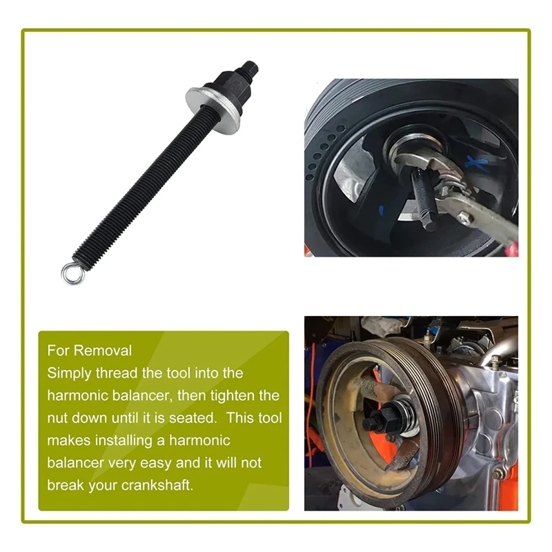 Набор инструментов для установки съемника шкива LS Harmonic Balancer Chevrolet SBC BBC GM 5 3 7 6 0 2 л