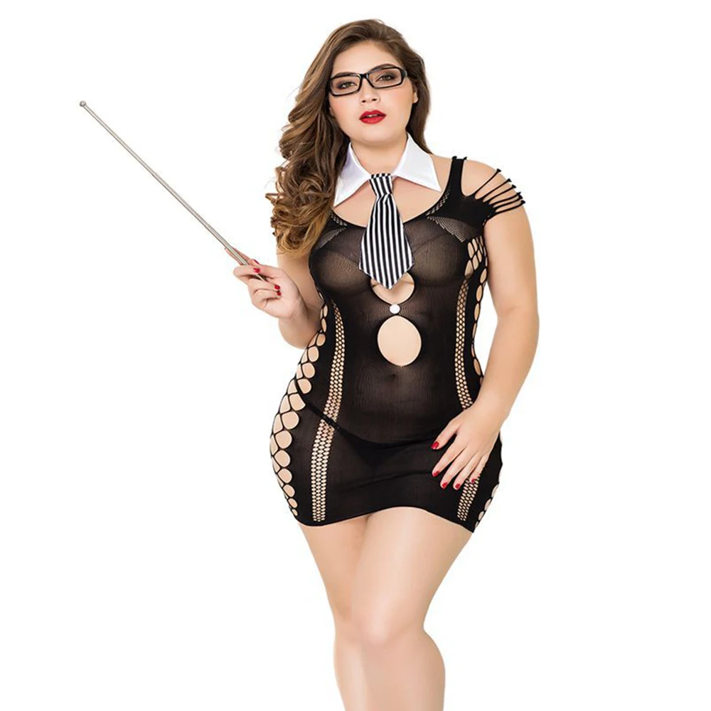 

Женские костюмы больших размеров XL-XXL, платье для учеников, Униформа, горячее сексуальное нижнее белье для полных женщин, соблазнительные ро...