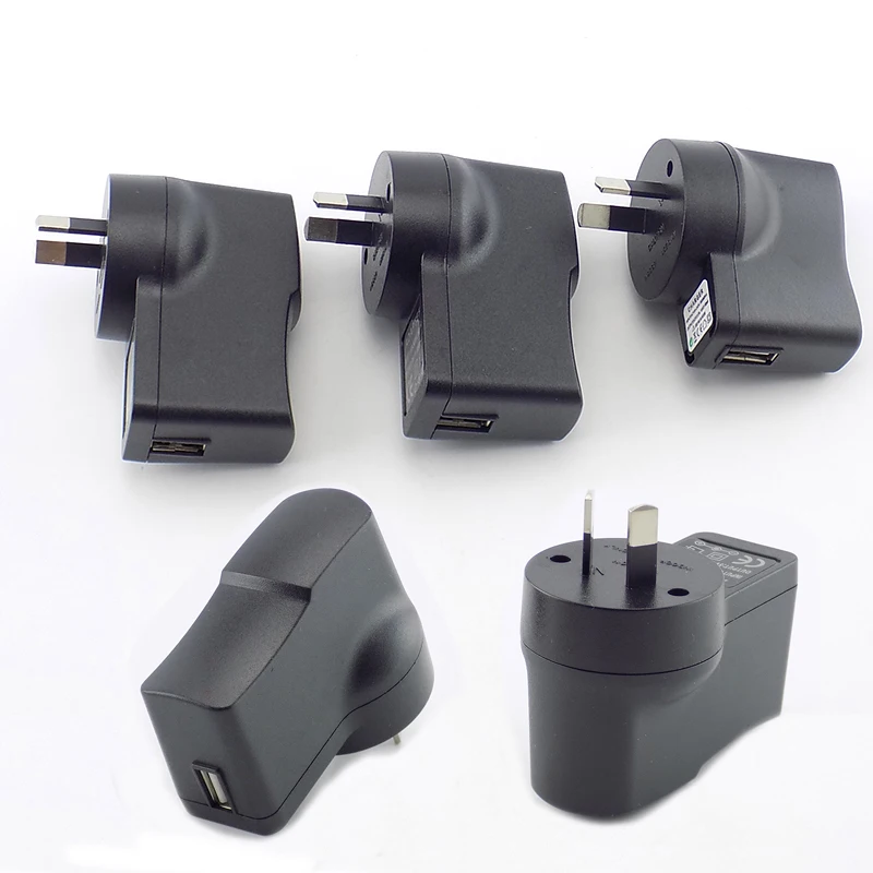 

Австралийская AU вилка адаптер 5 в 1A 2A 3A USB настенное зарядное устройство источник питания для путешествий Универсальный адаптер переменного...