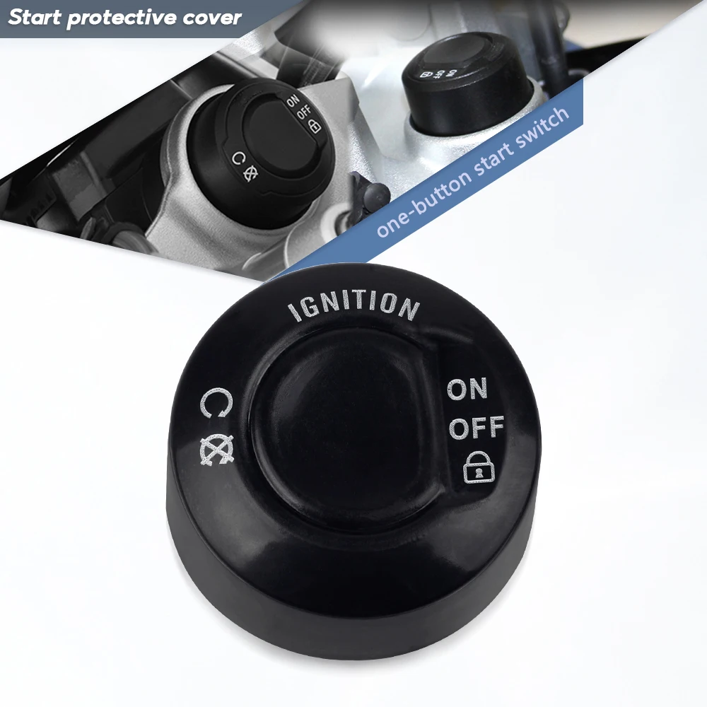 

Keyless start Switch Cover For BMW R1250GS R1200GS F850GS F750GS R1250RT F900R One-key Start Protective Cover Protective Cover