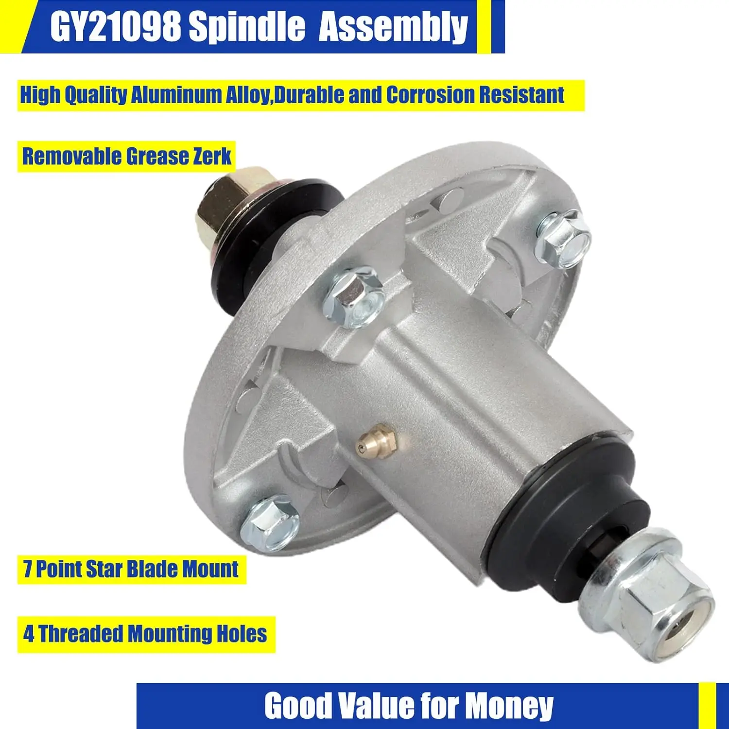 GY21098 GY20454 GY20867 GY20962 82-359 285-851 AUC15811 Шпиндель в сборе, совместимый с John Deere D140 X110 X120-42 48 дюймов, дека (art.: 3920cc645de41) - 3920cc645de41