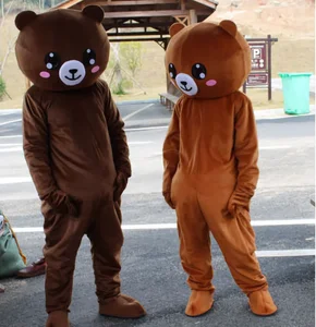 Косплей медведь талисман костюм мультфильм персонаж костюм рекламный костюм вечеринка костюм животное карнавал