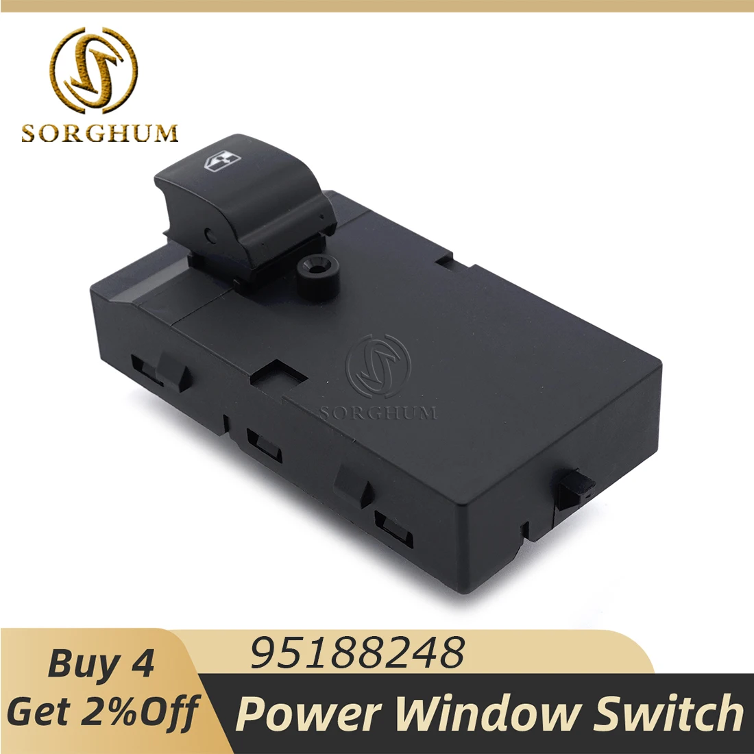 

Sorghum 95188248 95460076 Car Front Right Power Window Switch Button For Chevrolet Sonic Trax 2012 2019 6 Pins Passenger Side